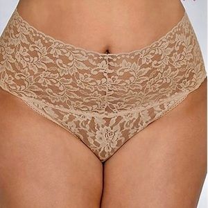 Hanky Panky 3-Pack High-Rise Retro Lace Thong